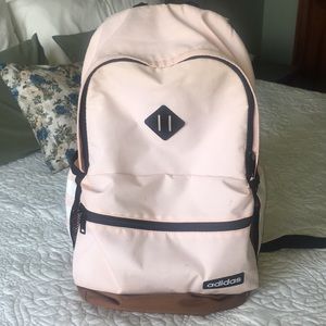 Adidas pink backpack